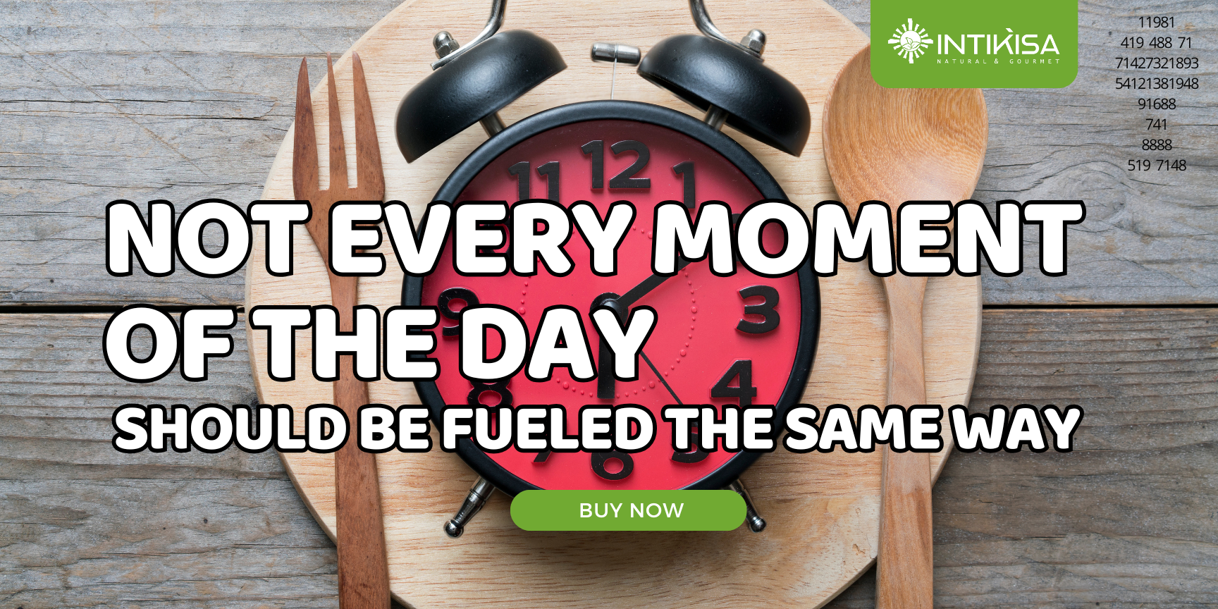Not Every Moment of the Day Should Be Fueled the Same Way