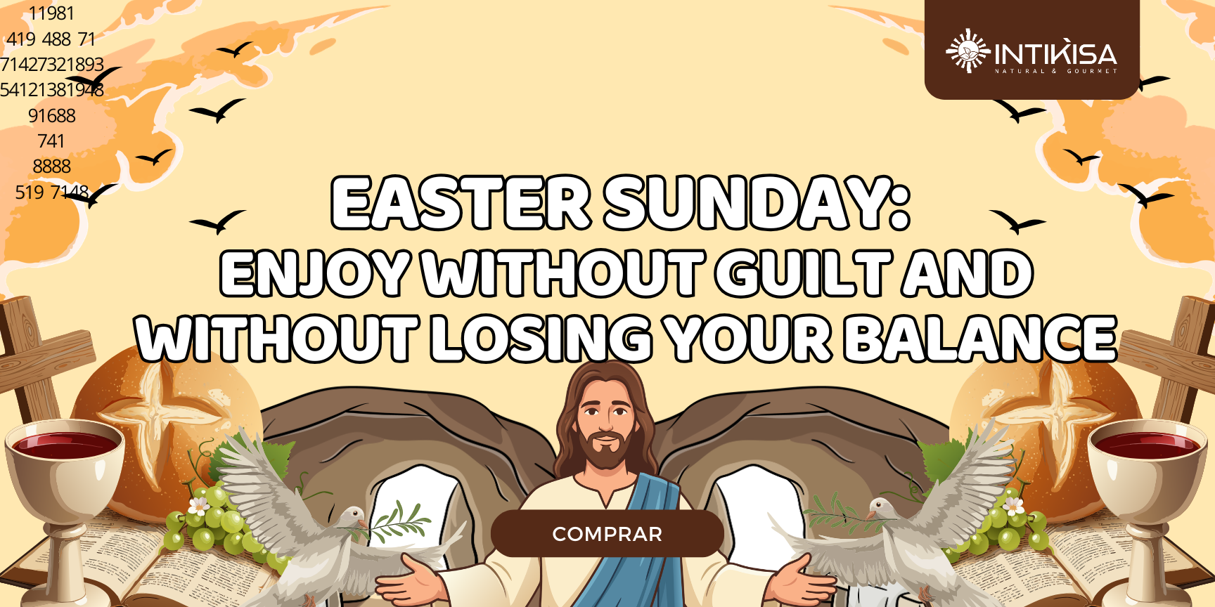Easter Sunday Enjoy without guilt and without losing your balance