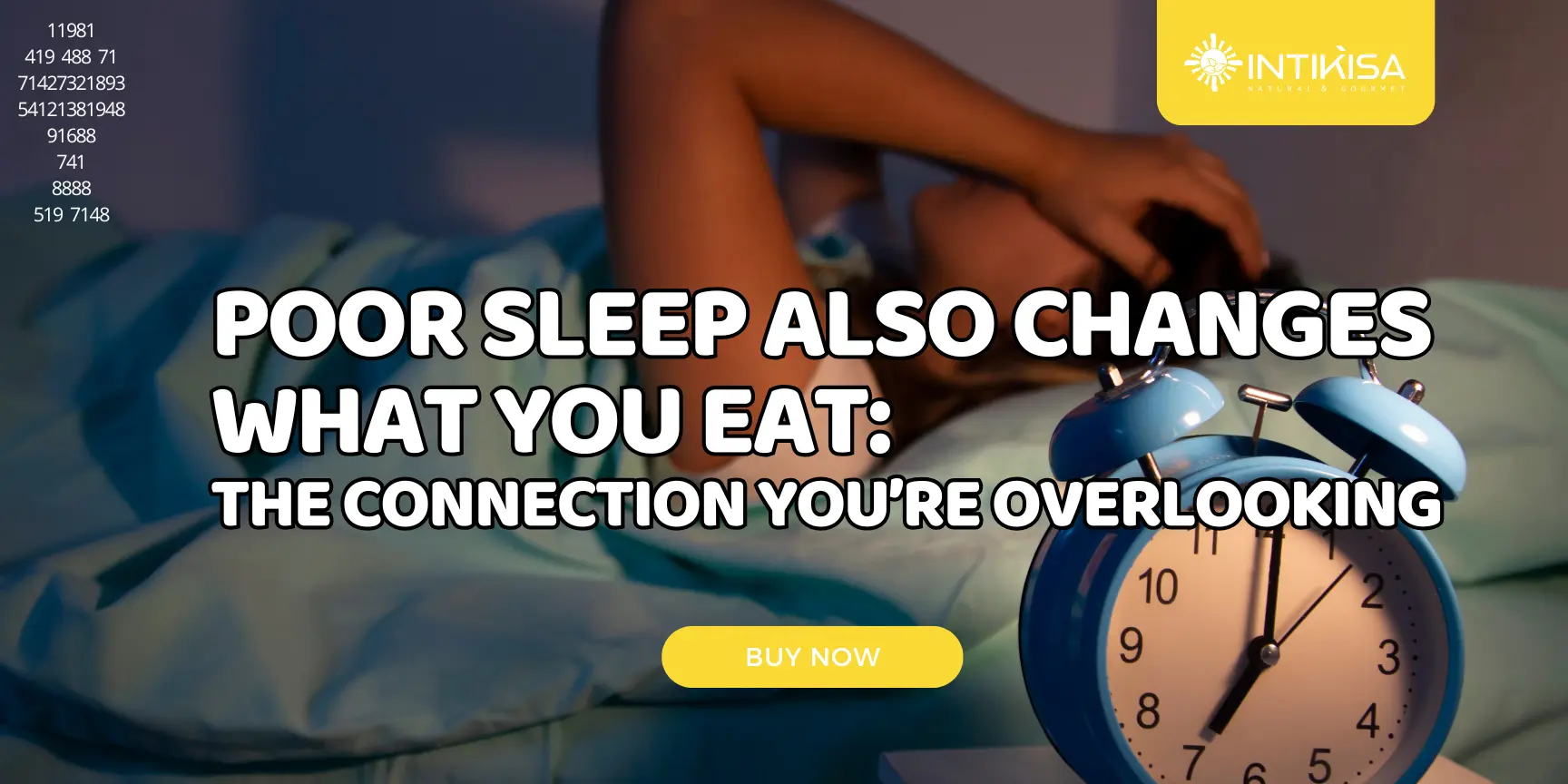 Poor Sleep Also Changes What You Eat The Connection You’re Overlooking