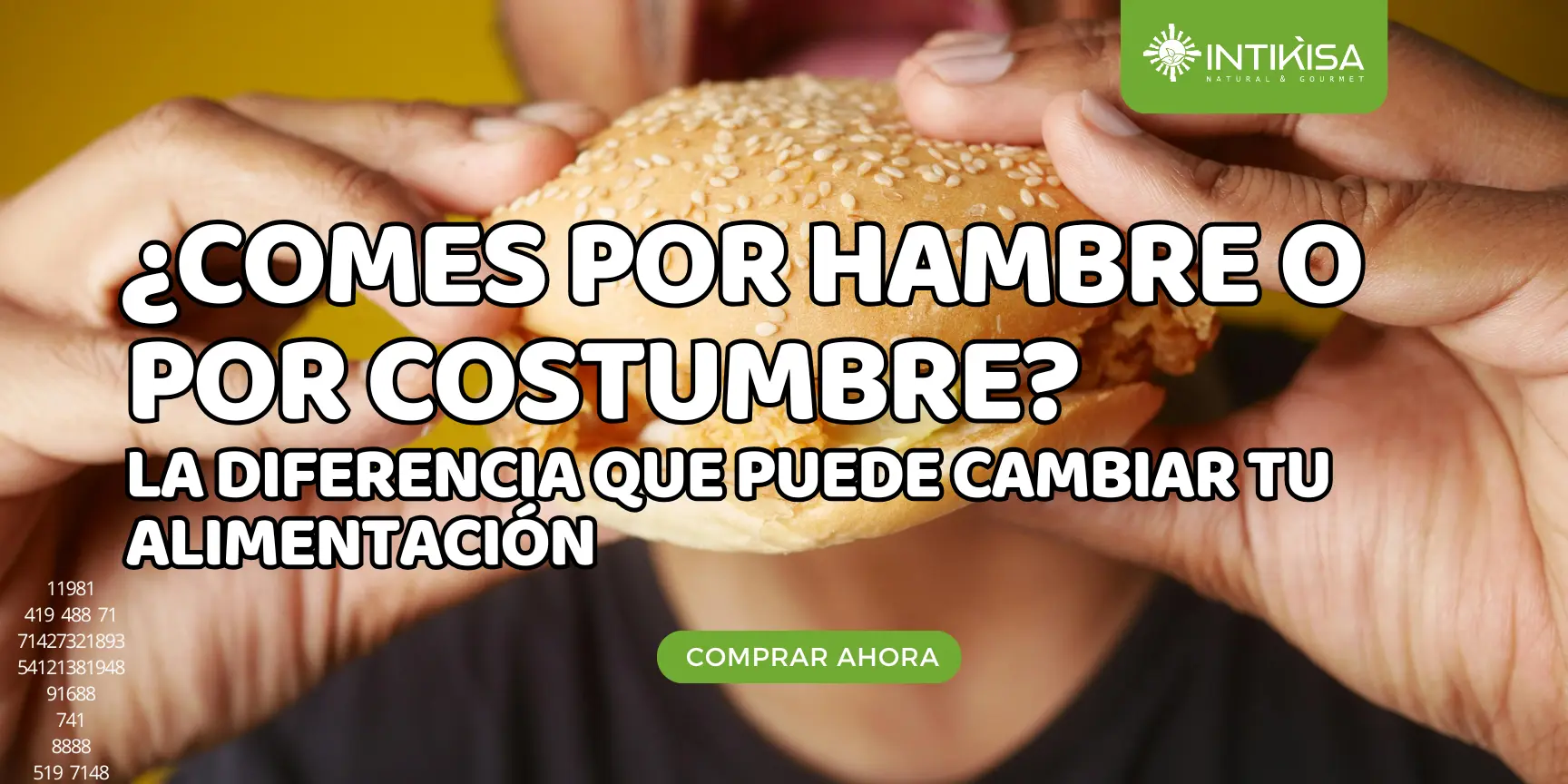 ¿Comes por hambre o por costumbre La diferencia que puede cambiar tu alimentación
